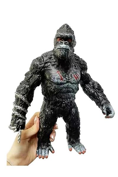 FEN TOYS لعبة مجسمة King Kong and Godzilla مقاس 27 سم - ذراع غوريلا ومتحرك