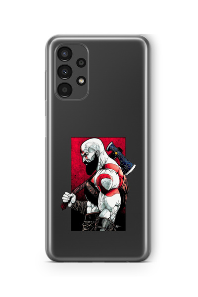 Multitronic Samsung Galaxy A33 Compatible God of War Kratos Design Printed Tr...