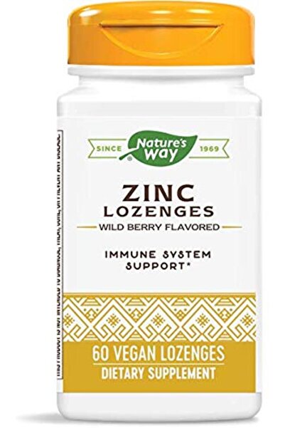Nature's Way زنك التوت الطبيعي - 60 قرصًا
