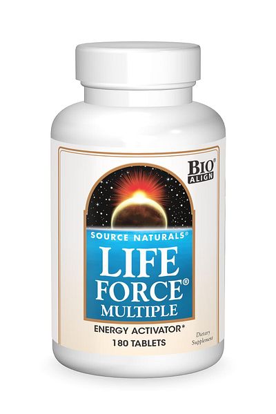 source naturals Life Force Multiple, Energy Activator* - 180 Tablets