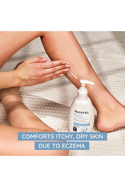 AVEENO Eczema Therapy Cream, Colloidal Oatmeal & Ceramide, Steroid-Free, 7.3 oz