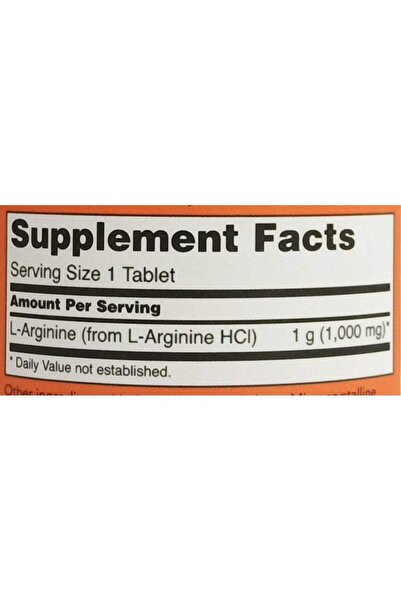 Now Foods L-Arginine 1000 mg - 120 Tabs 6 Pack