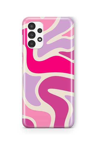 Multitronic Samsung Galaxy A32 Compatible Pastel Design Printed Transparent Case