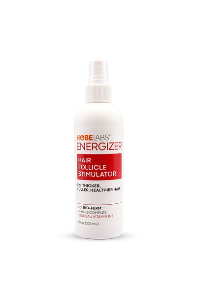 Hobe Labs Energizer Hair Follicle Stimulator with Jojoba and Vitamin B-5 for Thicker, Fuller Hair, 8 oz