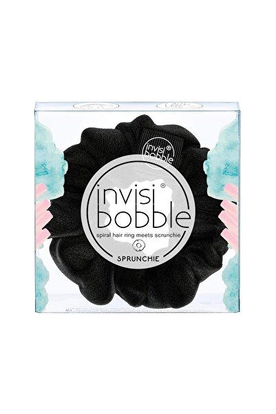 INVISIBOBBLE SPRUNCHIE True Black - Spiral Hair Ring & Scrunchie, No Kink, St...