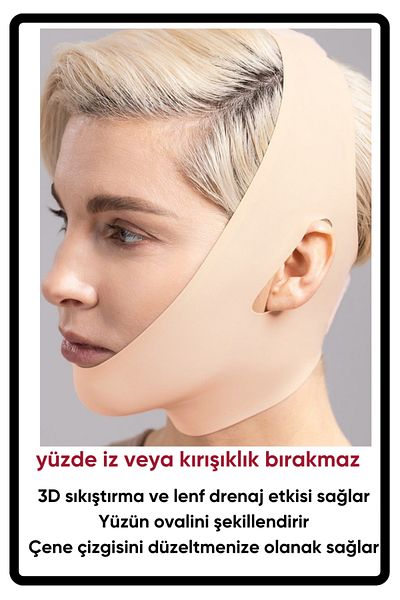 Faberlic ONE WEEK MIRACLE - Face Oval Correcting Bandage Mask