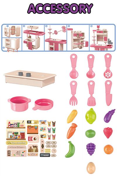 FEN TOYS Steam Lighted Water Kitchen Toy Set