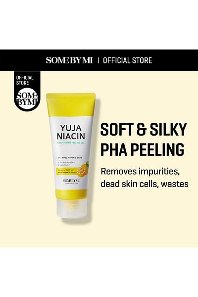 Some By Mi Yuja Niacin Brightening Peeling Gel, 4.23Oz, Sensitive Skin, Brightening, Sebum & Pore Care