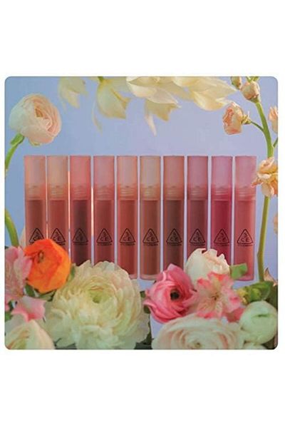 3CE BLUR WATER TINT (4.6g) Soft Lip, Less Smear, Blur Finish #CORAL MOON Sun Cream (1ml*3ea)