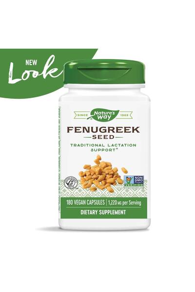 Nature's Way Fenugreek Seed 610 mg, 180 Capsules