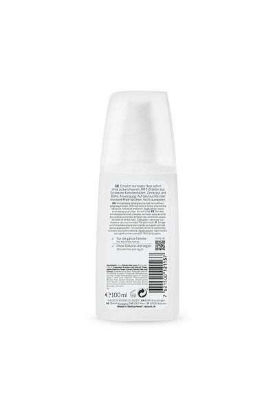 Rausch Swiss Herbal Detangling Spray for Long Hair, Kids, Vegan, 100 ml