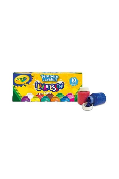 Crayola Washable Kids Set Activity Paint, Multi 10 per