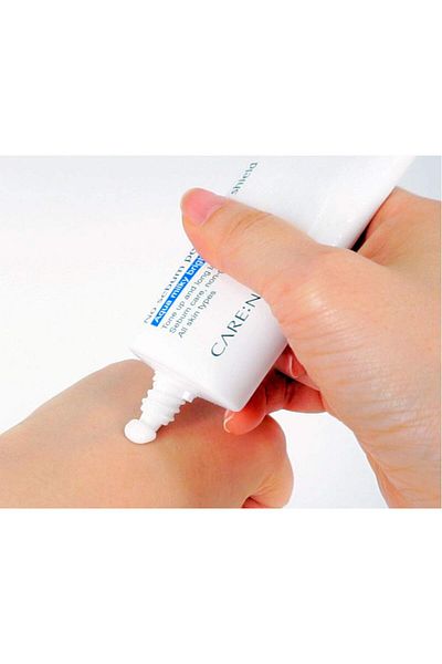 Care:Nel Korean Sunscreen SPF 50 - No Sebum, Waterproof for Face & Body - Sensitive, Oily Skin - Travel Size