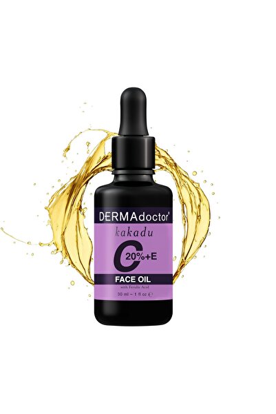 Dermadoctor زيت الوجه بفيتامين سي بنسبة 20% مع فيتامين إي وحمض الفيروليك | زي...