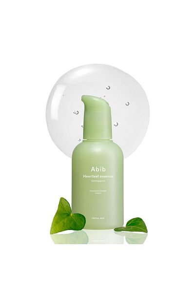 Abib Heartleaf Essence Calming Pump 1.69 fl oz / 50ml I Essence for Face, Soothing, Hydrating
