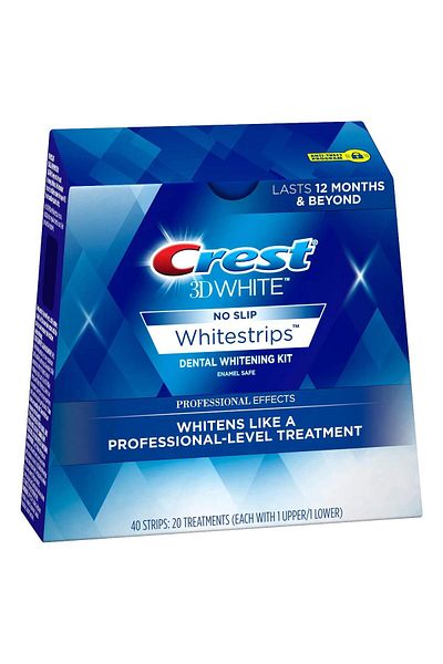CREST 3D Professional Effects Teeth Strips Kit, 40 Treatments, Twin Pack