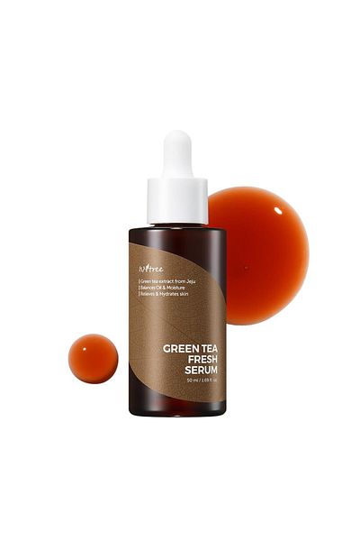 Isntree ISNTREE Green Tea Serum 50ml | Jeju Green Tea | Controls Sebum | Hydrates | Korean Skincare