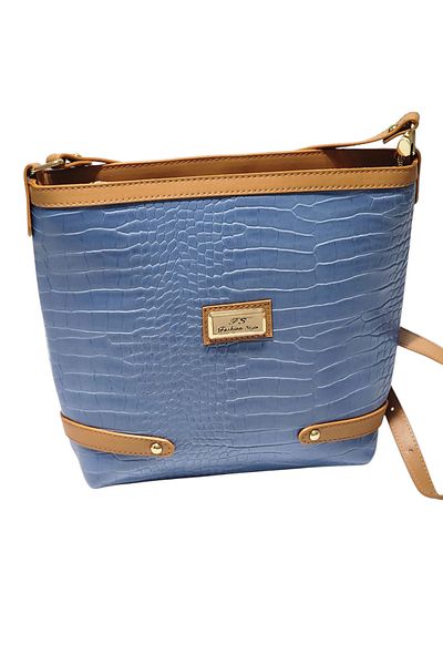 OUEEN ELİZABETH Geantă de umăr pentru femei Oueen Elizabeth Blue-tan