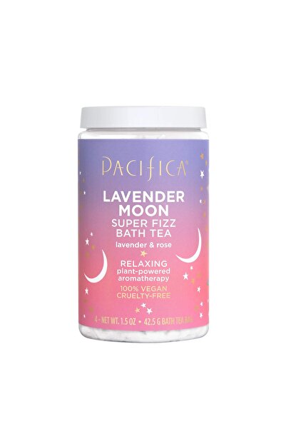 Pacifica Lavender moon body soak bath tea, 4 Count