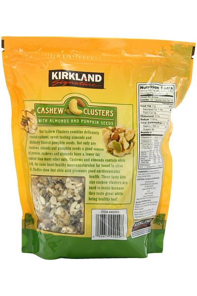 Kırkland Signature's Cashew Cluster With Almonds & Pumpkin Seeds, 32 Oz (440493)