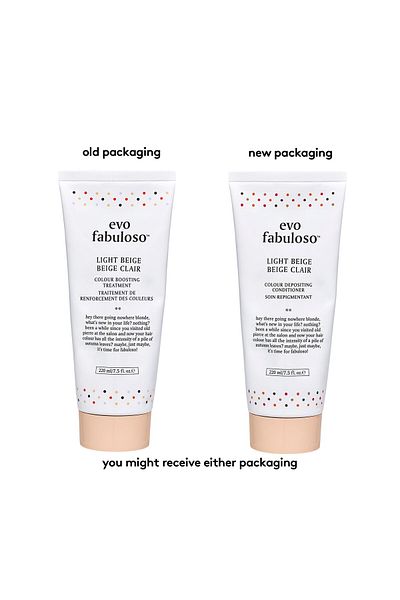 Evo Fabuloso Light Beige Color Depositing Conditioner - Nourishing for Dry, Color-Treated Hair - 220ml