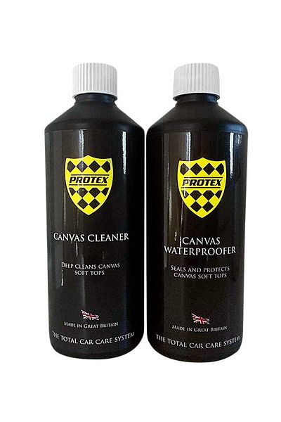 Protex Convertible Soft Top Care Kit With Canvas Cleaner & Waterproofer - 500ml