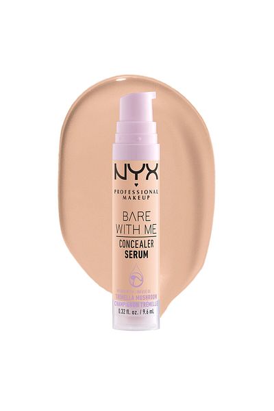 NYX Professional Makeup Bare With Me Concealer Serum, Concealer Makeup For Up To 24Hr Hydration - Vanilla