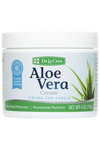 De La Cruz Aloe Vera Face Moisturizer - Natural Aloe Cream for Face, Hands an...