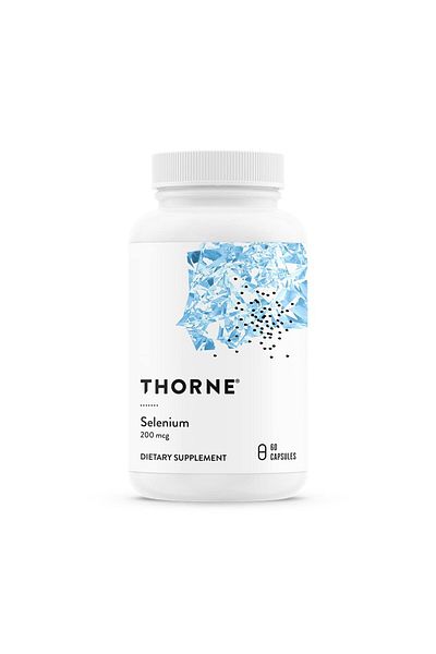 Thorne Selenium - 200 mcg Selenium Supplement for Antioxidant Support - 60 Capsules