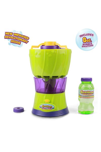Gazillion Bubbles Portable Bubble Maker - Instant Bubble Creation - Outdoor Toy for Kids - 8 oz. Solution - Ages 3+