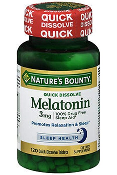 Nature's Bounty Nature's Brand Bounty Melatonin Quick Dissolve Tablets, 120 ct