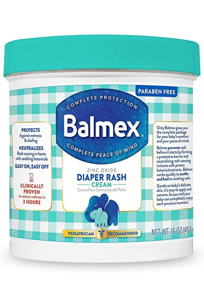 BALMEX Diaper Rash Cream with Zinc Oxide 16 oz
