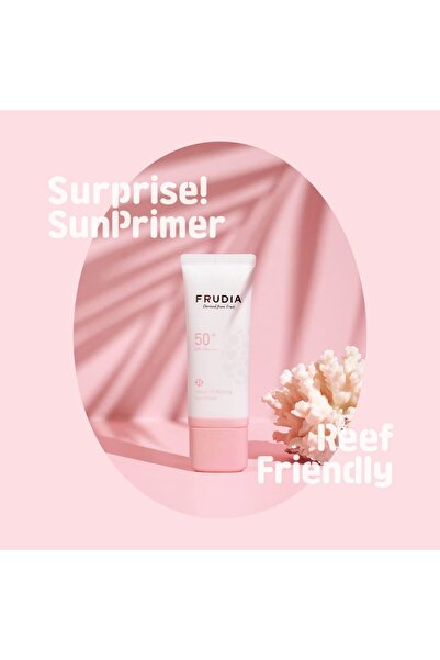 FRUDIA WELCOS FRUDIA Velvet Fit Blurring Sun Primer 40g/ 1.41 oz. [Cruelty Free/Clean beauty/Reaf Safe]