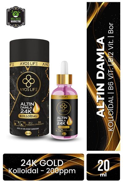 ayosnet Colloidal Gold Drop - Reinforced, Added B6 and B12