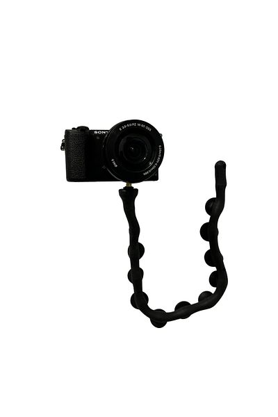 Generic Flexible Suction Arm Tripod for Sony, Canon, Nikon, iPhone, Samsung Smartphone Vlogging