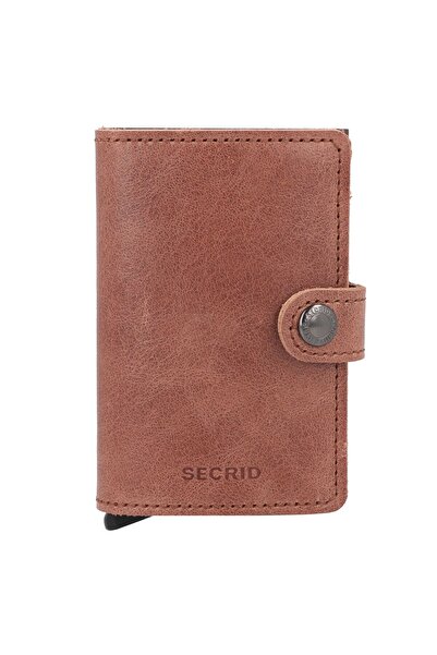 Secrid Miniwallet Vintage husa card de credit portofel piele RFID 6,5 cm