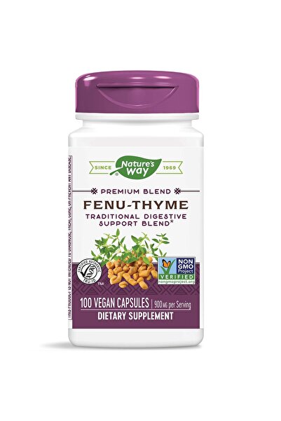Nature's Way فينو-ثايم لدعم الهضم - 900 ملغ من الزعتر والحلبة - غير معدلة ورا...