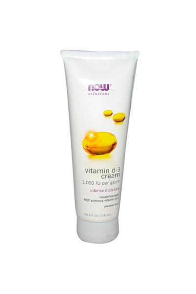 Now الأطعمة، كريم فيتامين د-3، 4 أونصة سائلة (118 مل)