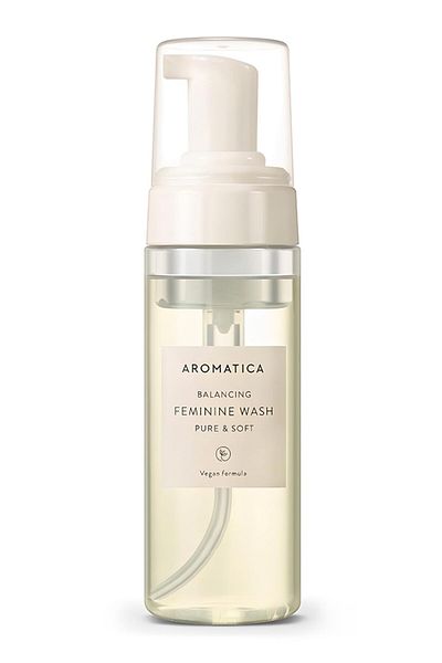 Aromatica Pure Soft Feminine Foaming Wash | Vegan, pH-Balanced, Unscented, Sensitive Skin