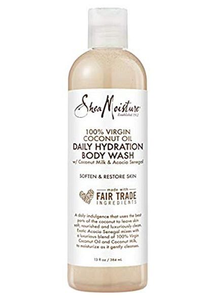Shea Moisture Virgin Coconut Oil Body Wash with Coconut Milk & Acacia Senegal, 384ml (Pack of 1)