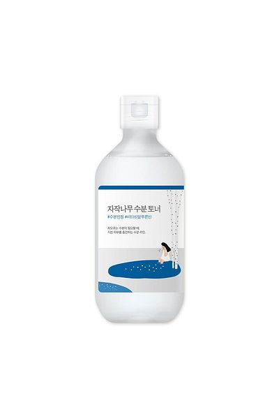 Round Lab Birch Juice Hydrating Toner 300ml, Vita Hyaluronic Acid, Alcohol-Free, Fragrance-Free