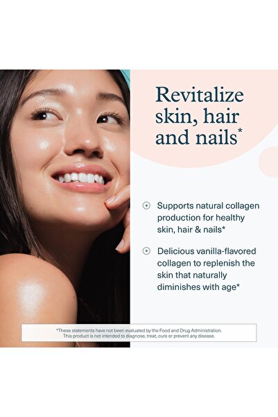 Youtheory Collagen Powder with Vitamin C & Biotin - Hair, Skin, Nails, Joint Support, Vanilla, 10 oz