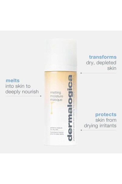 Dermalogica Melting Moisture Masque (1.7 Fl Oz) - Deeply Nourishes & Rehydrates Skin, Transforms Dry Skin