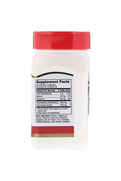 ActiveBee Supplements 21st Century Glucosamine/Chondroitin, 250mg/200mg, 60 Capsules