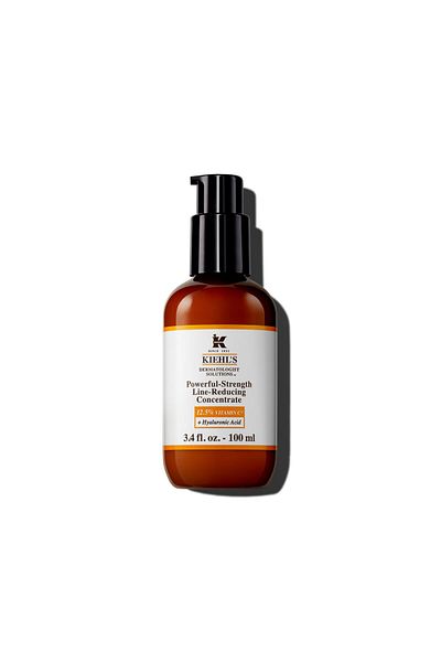 Kiehl's مصل فيتامين سي 12.5% مع حمض الهيالورونيك - يقلل من الخطوط ويعزز الإشراق والتماسك - 3.4 أونصة سائلة