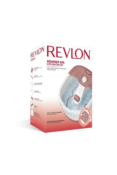 Revlon Pediprep Foot Spa With Nailcare Set - Multi Color, Rvfb7021Parb