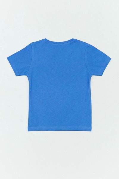 Fulla Moda Tricou pentru băiat, 100% bumbac, cu decolteu rotund, imprimat cu naveta spațială
