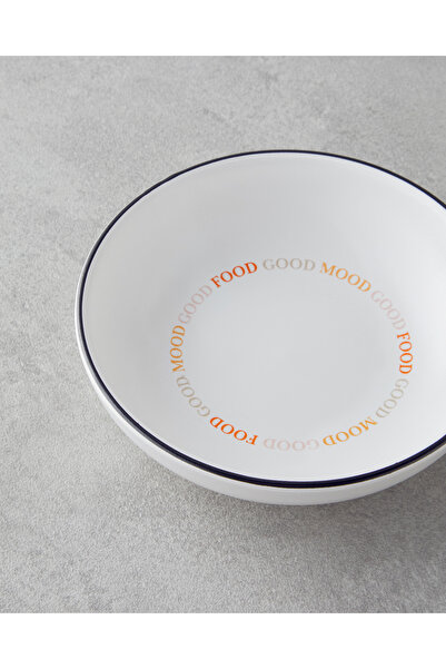 English Home Good Mood Seramik Çerezlik 13 cm Turuncu-Siyah