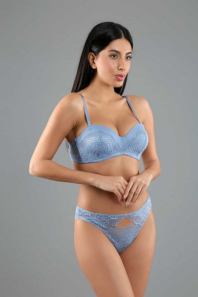 Derya Kurşun Σετ εσώρουχα σουτιέν χωρίς στήριγμα C Cup 4018