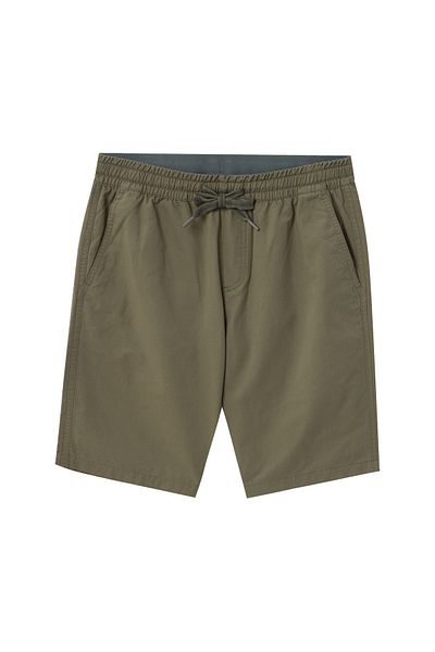Giordano Men's Cotton Twill Bermuda Shorts: Slim Fit, Elastic Waist, Ultimate Comfort